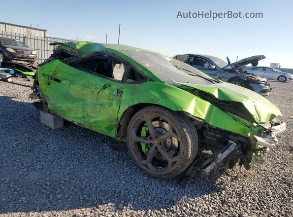 ZHWCF5ZFXNLA19669 2022 LAMBORGHINI HURACAN Green წინა მარჯვენა