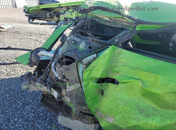 ZHWCF5ZFXNLA19669 2022 LAMBORGHINI HURACAN Green უკანა სავარძლების ხედი