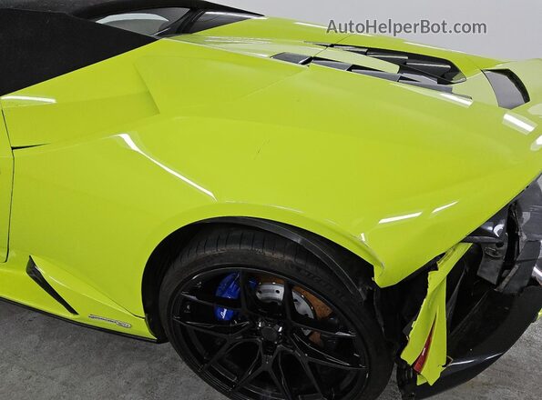 ZHWUT5ZF2NLA19727 2022 LAMBORGHINI HURACAN Green 