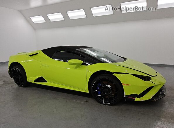 ZHWUT5ZF2NLA19727 2022 LAMBORGHINI HURACAN Green 