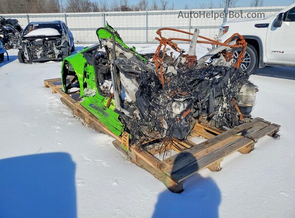 ZHWUT5ZF9MLA17679 2021 LAMBORGHINI HURACAN Зеленый Задняя левая четверть