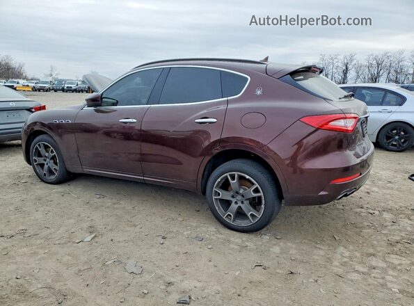 ZN661XUS6HX234320 2017 MASERATI LEVANTE Brown Rear left