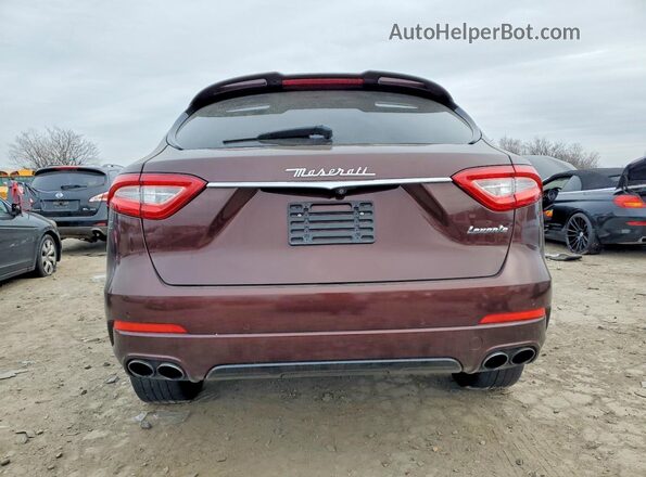 ZN661XUS6HX234320 2017 MASERATI LEVANTE Brown Rear view