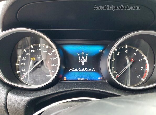 ZN661XUS6HX234320 2017 MASERATI LEVANTE Brown Instrument cluster view
