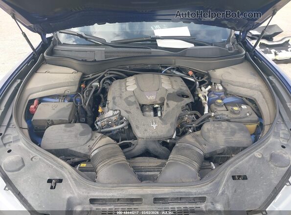 ZN661YUSXMX363676 2021 MASERATI LEVANTE Blue უკანა ხედი