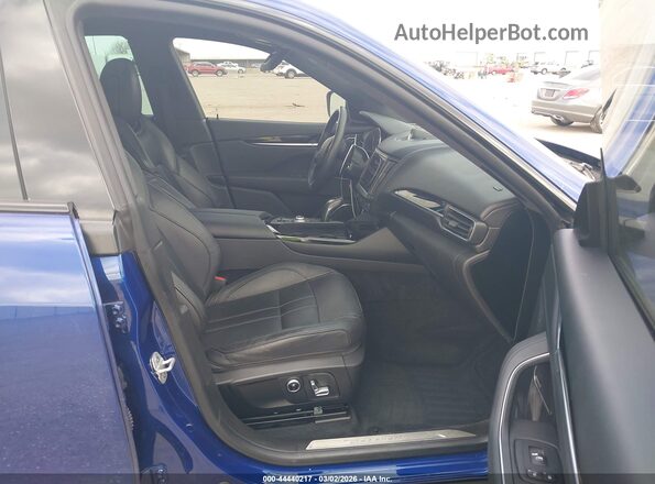 ZN661YUSXMX363676 2021 MASERATI LEVANTE Blue წინა სალონის ხედი