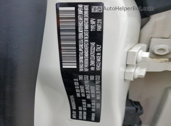 ZN661ZUA7KX323145 2019 MASERATI LEVANTE White 
