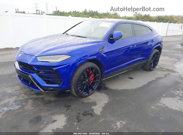ZPBUA1ZL3KLA00926 2019 LAMBORGHINI URUS Blue Front left