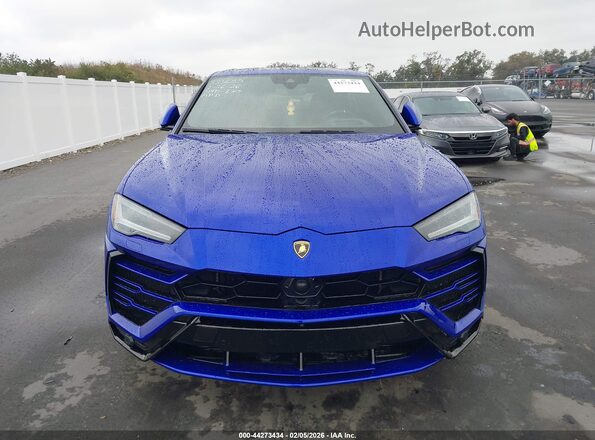 ZPBUA1ZL3KLA00926 2019 LAMBORGHINI URUS Blue Instrument cluster view
