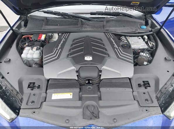 ZPBUA1ZL3KLA00926 2019 LAMBORGHINI URUS Blue Rear view