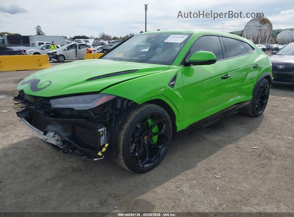 ZPBUC3ZLXRLA34314 2024 LAMBORGHINI URUS Зеленый Передняя левая четверть