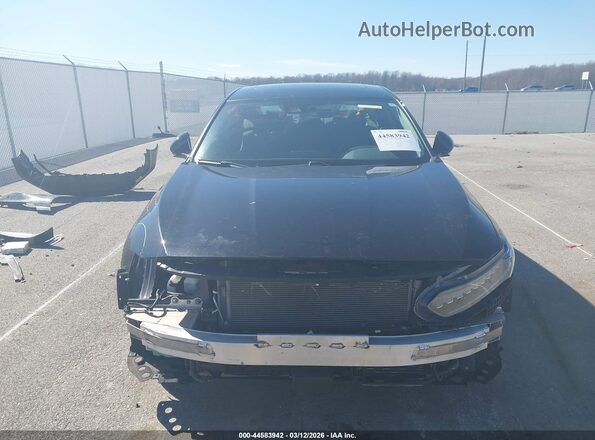 1HGCV3F46MA021639 2021 HONDA ACCORD Black უკანა სალონის ხედი