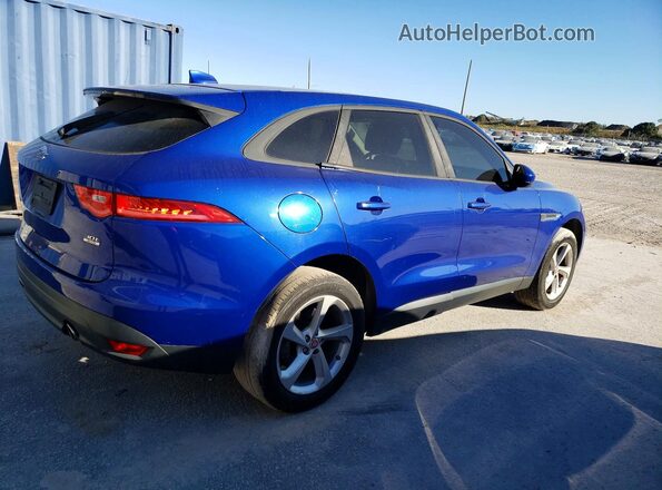 SADCJ2GX4JA236160 2018 JAGUAR F-PACE Blue წინა მარჯვენა
