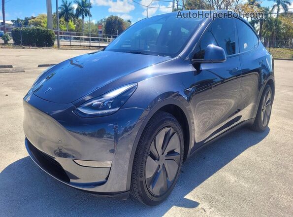 7SAYGDED1SA365292 2025 TESLA MODEL Y Gray Tył lewy