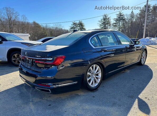 WBA7U2C03LGJ59131 2020 BMW 7 SERIES Blue Delantero derecho