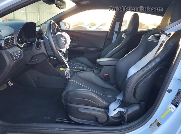 KMHT36AH2NU015350 2022 HYUNDAI VELOSTER Blue წინა სალონის ხედი