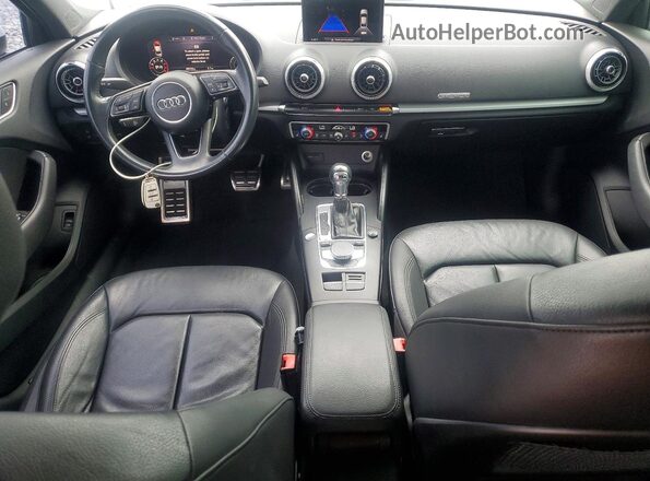 WAUAUGFF9J1088827 2018 AUDI OTHER White ხელსაწყოთა პანელის ხედი