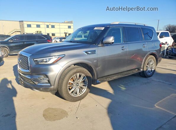 JN8AZ2NFXJ9661684 2018 INFINITI QX80 Серебряный 