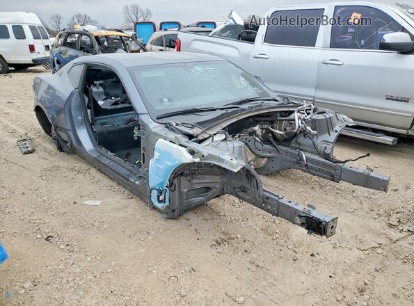 1G1FH1R77M0118747 2021 CHEVROLET CAMARO Gray Передня права чверть