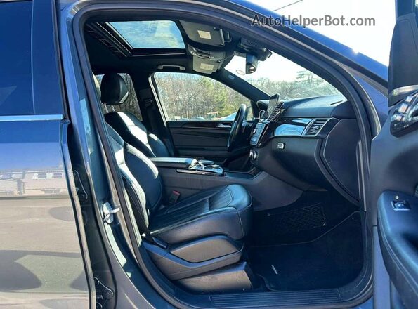 4JGDA5HB1HA844695 2017 MERCEDES-BENZ GLE Gray Vista de los asientos traseros