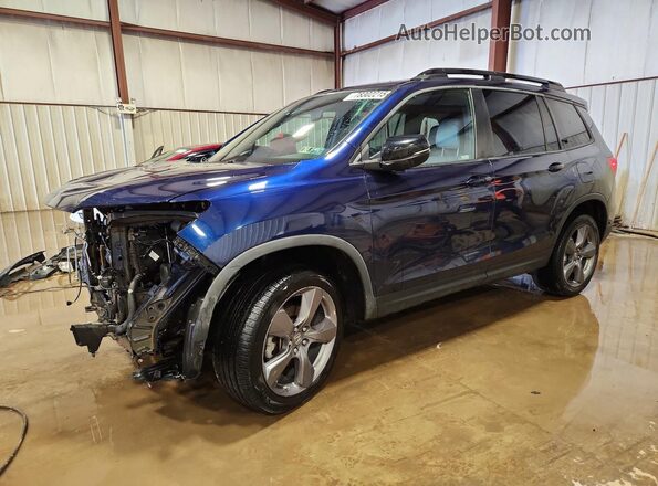 5FNYF8H95KB001295 2019 HONDA PASSPORT Blue Tył lewy