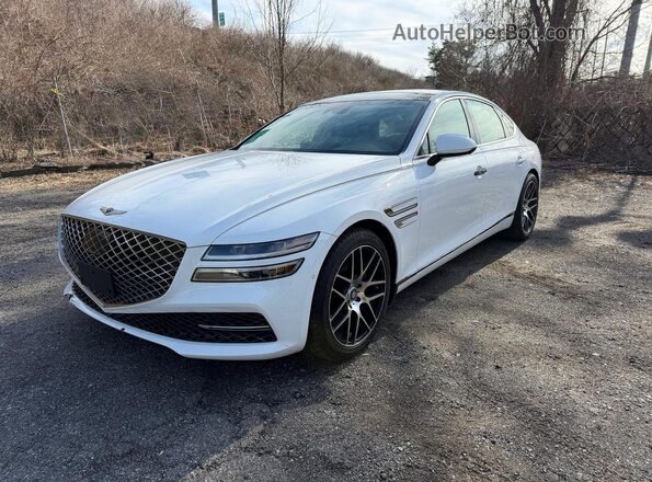 KMTGB4SC2NU092298 2022 GENESIS G80 White 