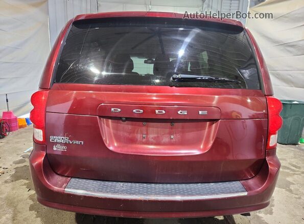 2C4RDGBG1KR649913 2019 DODGE GRAND Красный Вид салона спереди