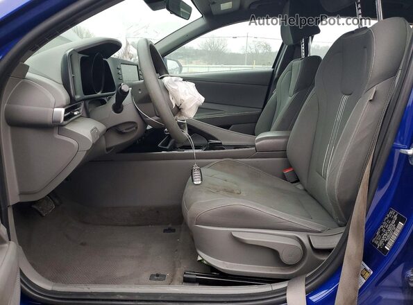 KMHLM4AJ4PU050382 2023 HYUNDAI ELANTRA Blue წინა პანელის ხედი
