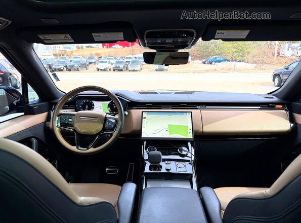 SAL1L9FU1PA110336 2023 LAND ROVER RANGE ROVER Black Вид панелі приладів