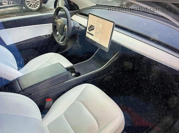 5YJYGDED6MF106087 2021 TESLA MODEL Gray Вид ззаду