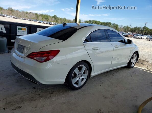 WDDSJ4EB0HN406887 2017 MERCEDES-BENZ CLA-CLASS Белый Передняя правая четверть