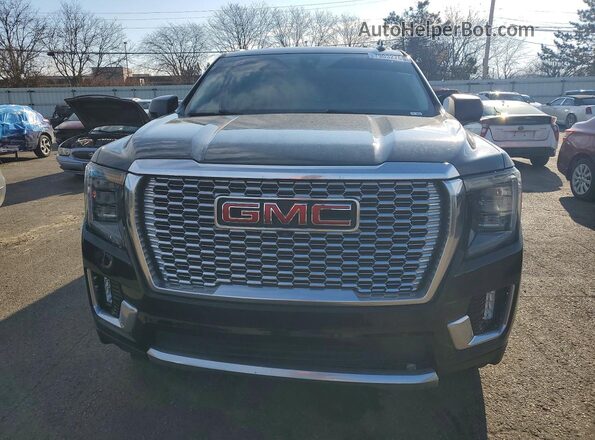 1GKS1JKL3MR137944 2021 GMC YUKON Черный Вид сзади