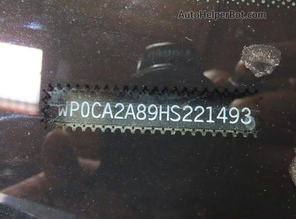 WP0CA2A89HS221493 2017 PORSCHE BOXSTER Silver 