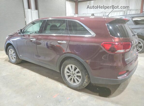 5XYPGDA30KG564383 2019 KIA SORENTO Burgundy 