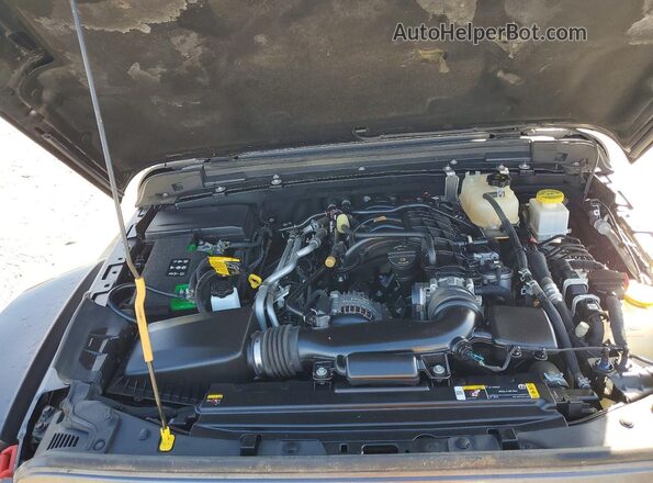 1C6JJTBG9NL135990 2022 JEEP GLADIATOR Серый Вид подкапотного пространства
