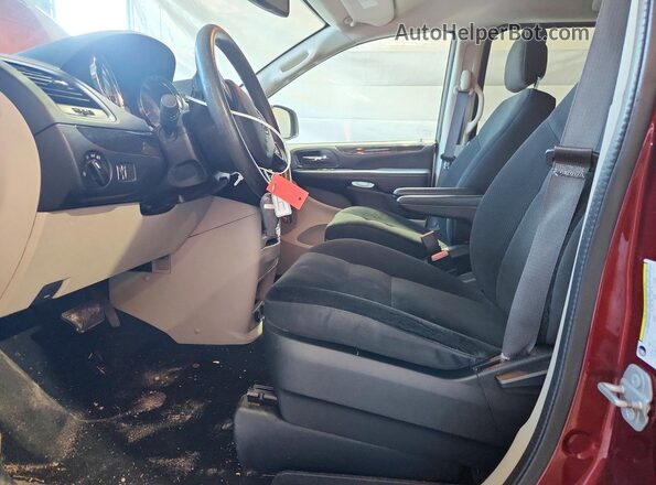2C4RDGBG1KR649913 2019 DODGE GRAND Красный Вид панели приборов