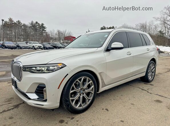 5UXCW2C00M9H53341 2021 BMW X7 Белый Задняя правая четверть