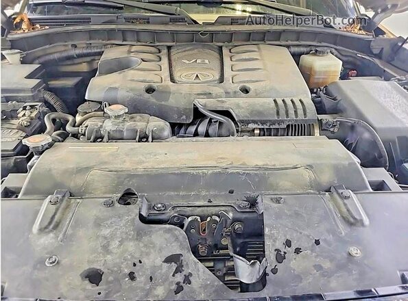JN8AZ2NE6J9194254 2018 INFINITI QX80 Gold 
