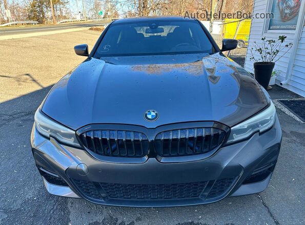 3MW5R1J0XM8B49895 2021 BMW 3 SERIES Gray უკანა ხედი
