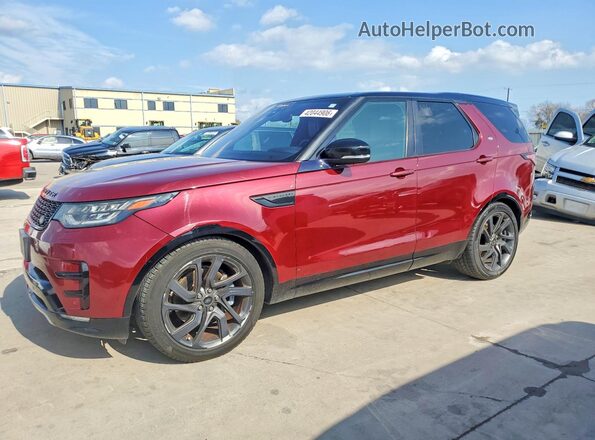 SALRRBBV5HA025671 2017 LAND ROVER DISCOVERY Red Задня ліва чверть