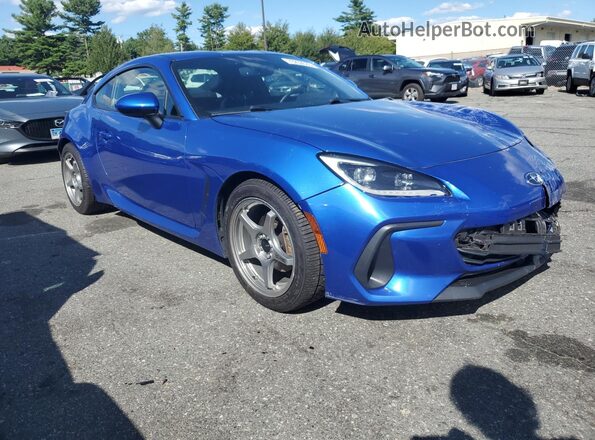 JF1ZDBF10N8700610 2022 SUBARU BRZ Синий Передняя правая четверть