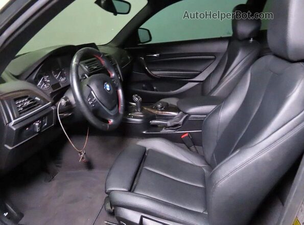 WBA1F9C54GV544669 2016 BMW 2 SERIES Black Widok tylnych siedzeń