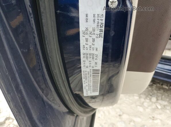 2C4RC1BG2KR666171 2019 CHRYSLER PACIFICA Blue 