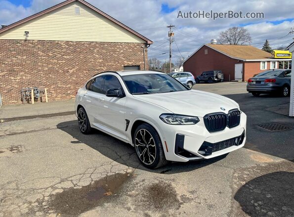 5YM23EC07N9K48359 2022 BMW X4 White Вид спереду