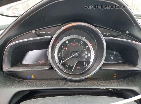 JM1DKBD74G0126953 2016 MAZDA CX-3 White Вид задніх сидінь