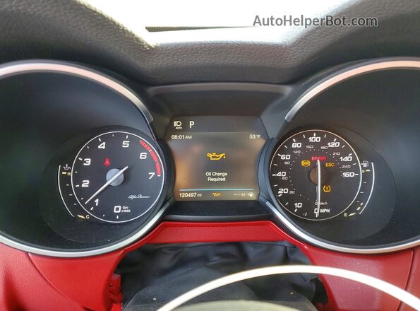 ZASPAKBN5K7C31140 2019 ALFA ROMEO STELVIO Gray Widok tylnych siedzeń