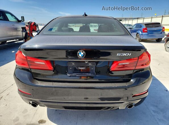 WBAJR3C01LWW59713 2020 BMW 5 SERIES Black Հետևի տեսք