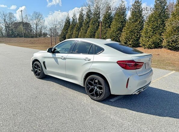 5YMKW8C30H0U72441 2017 BMW X6 White 
