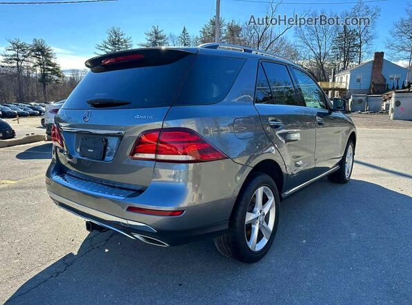 4JGDA5HB1HA844695 2017 MERCEDES-BENZ GLE Gray Delantero derecho