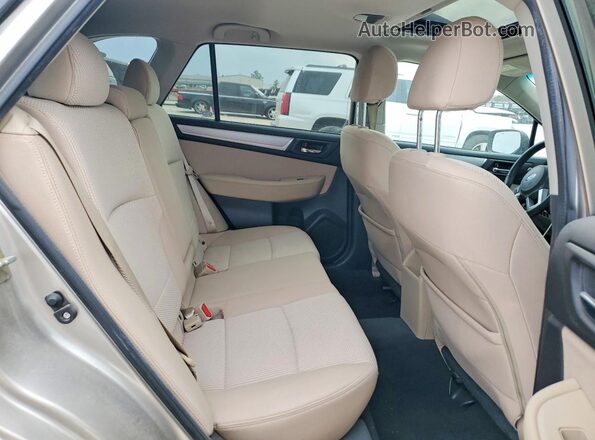 4S4BSBHC4G3237902 2016 SUBARU OUTBACK Gray უკანა სალონის ხედი